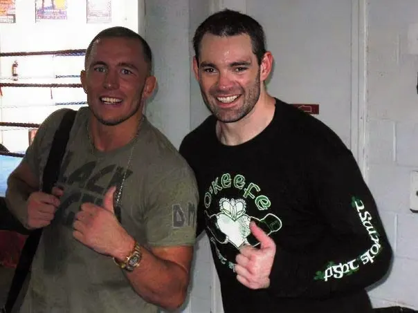 Robert Devane with Georges St-Pierre